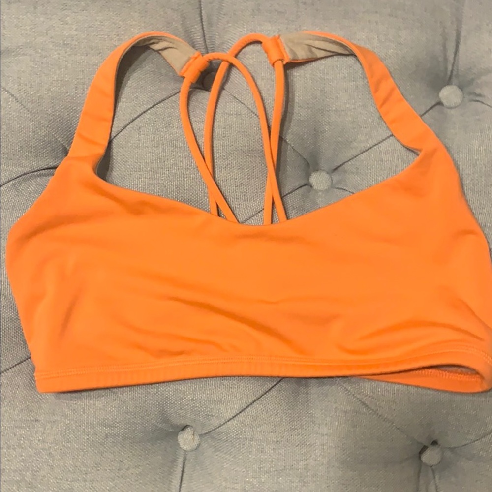 Lululemon orange bra